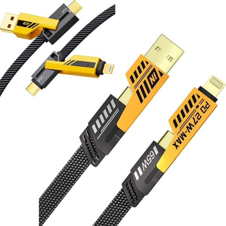 کابل شارژ 4 کاره 2to2 Cable USB-PD-Lightning