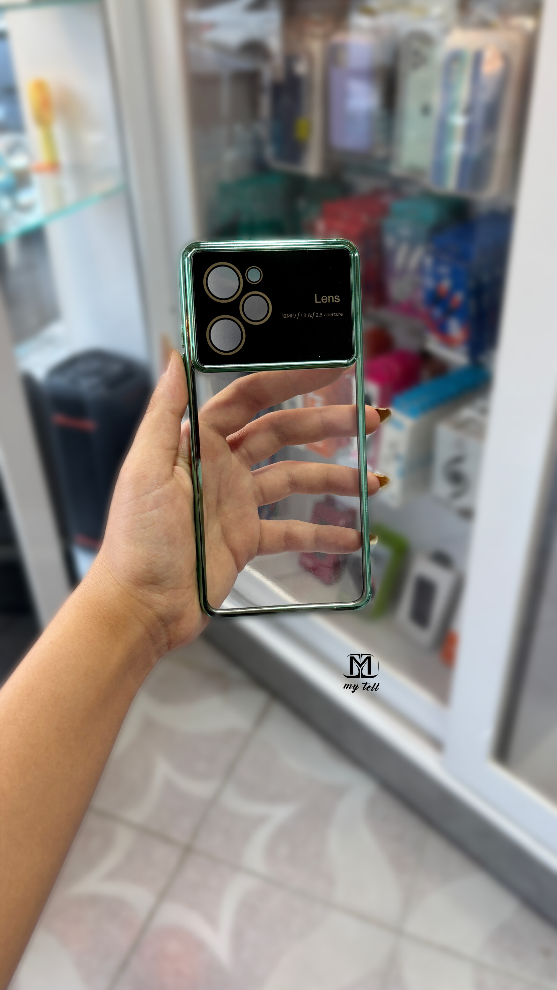 قاب گوشی الکترو لنز شفاف xiomi x5 pro 5g