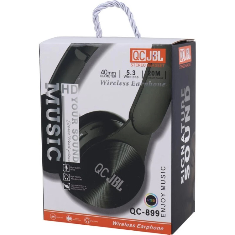 هدفون بلوتوثی کیو سی جی بی ال QC-899